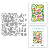 Spellbinders - Delicate Floral Hummingbirds Etched Dies