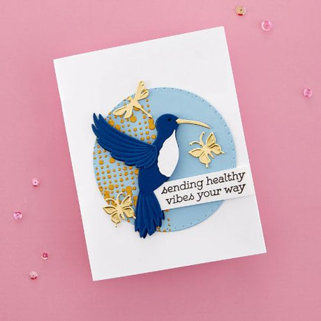 Spellbinders - Hummingbird and Lily Etched Dies