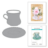 Spellbinders - Teacup and Saucer Etched Dies