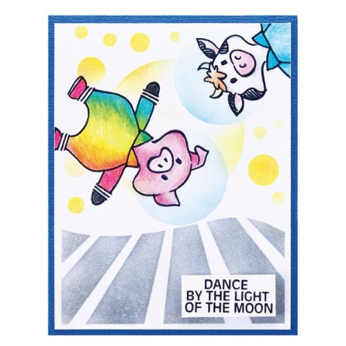 Stampendous - FransFormer&#x2122; Moon Dance Clear Stamps