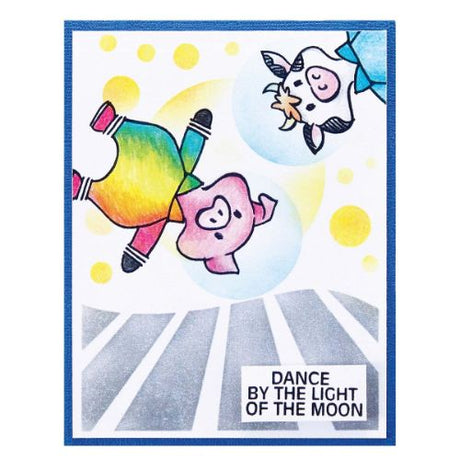 Stampendous - FransFormer™ Moon Dance Clear Stamps