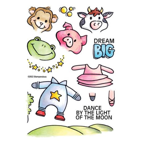 Stampendous - FransFormer™ Moon Dance Clear Stamps