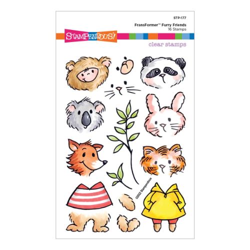 Stampendous - FransFormer&#x2122; Furry Friends Clear Stamps