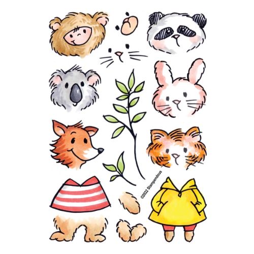 Stampendous - FransFormer&#x2122; Furry Friends Clear Stamps