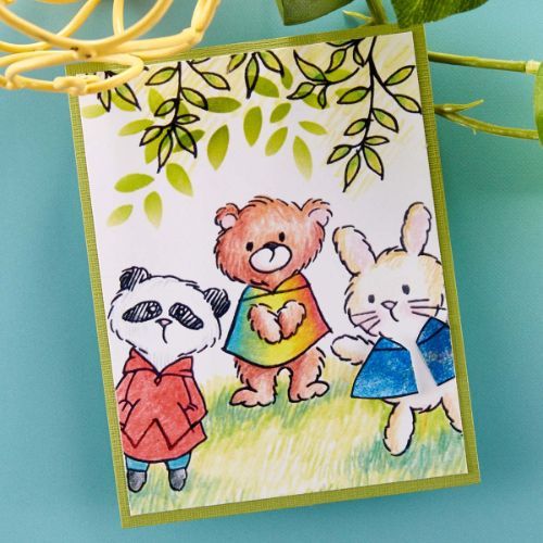 Stampendous - FransFormer&#x2122; Furry Friends Clear Stamps