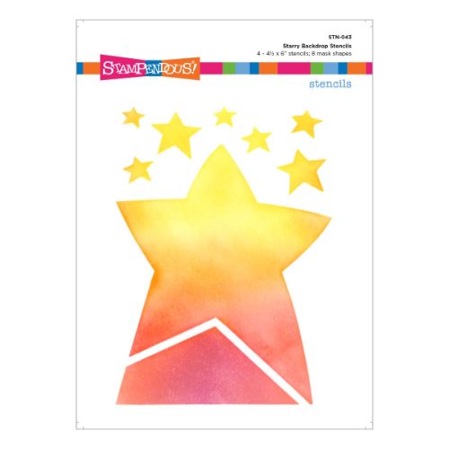 Stampendous - Starry Backdrop Stencils