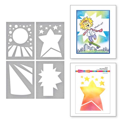 Stampendous - Starry Backdrop Stencils