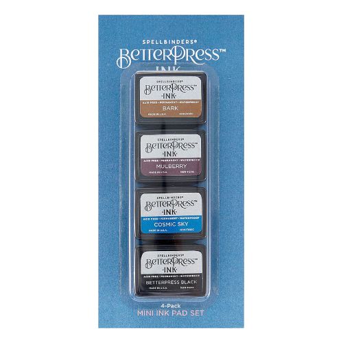 Spellbinders - Nature Tones BetterPress Ink Mini Set - 4 Pack