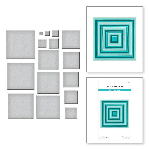 Spellbinders - Everlasting Squares Etched Dies