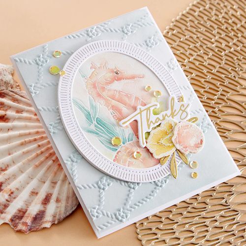 Spellbinders - Cast Away 3D Embossing Folder