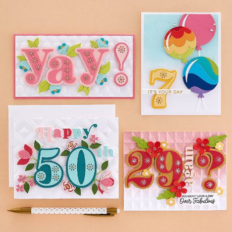 Spellbinders - Stitched Punctuation and Symbols Etched Dies