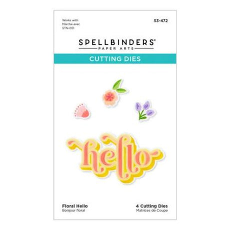 Spellbinders - Cutting Dies - Floral Hello S3-472