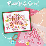 Spellbinders - Floral For You Stencil and Die Bundle