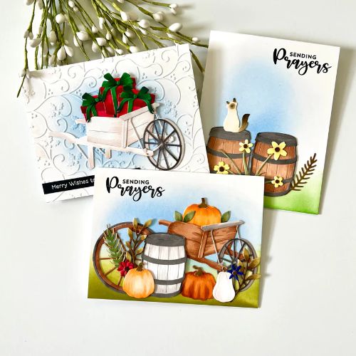 Spellbinders - Rustic Garden Etched Dies