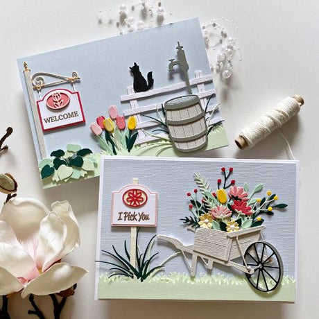 Spellbinders - Garden Builder Etched Dies