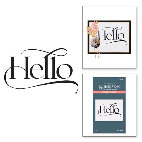 Spellbinders - Hello Press Plate