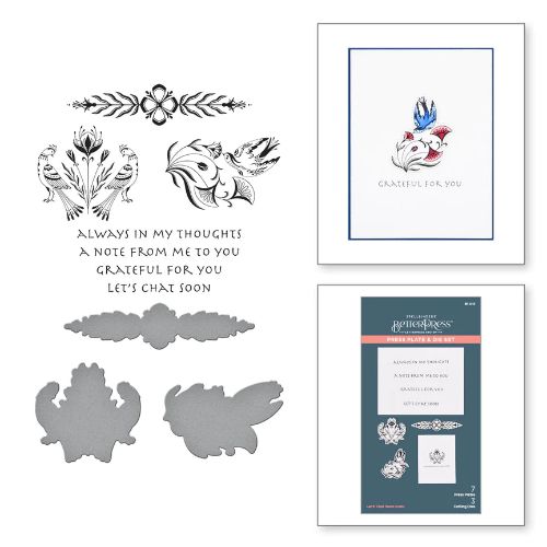 Spellbinders - Let's Chat Soon Icons Press Plate & Die Set