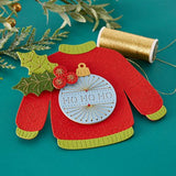 Spellbinders - Stitched Poinsettia & Holly Etched Dies