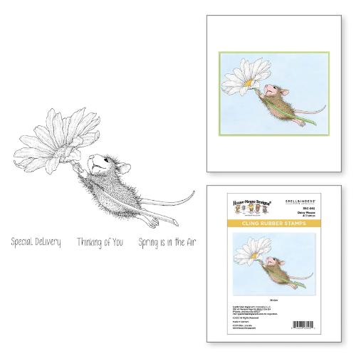 Spellbinders - Daisy Mouse Cling Rubber Stamp