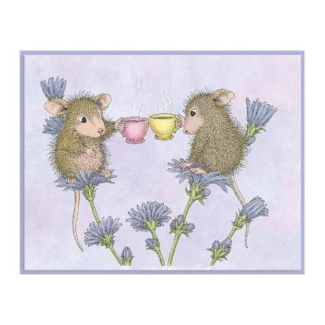 Spellbinders - Tea for Two Cling Rubber Stamp by House-Mouse Designs