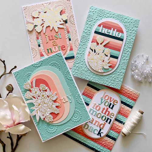 Spellbinders - Essential Modern Ovals Etched Dies