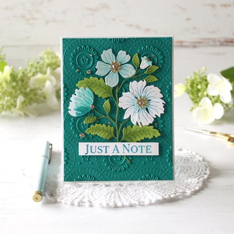 Spellbinders - Sealed Blooming Stems Etched Dies