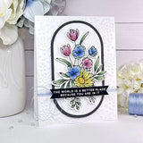 Spellbinders - Glimmer Bouquet Hot Foil Plate & Die Set