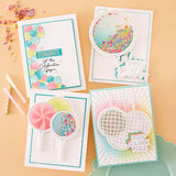 Spellbinders - Giant Party Balloon Glimmer Hot Foil Plate & Die Set