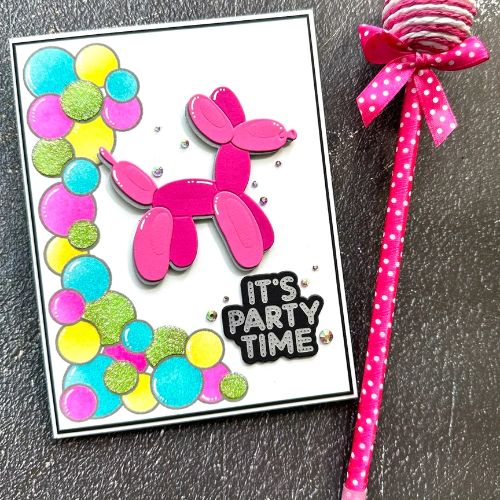 Spellbinders - Party Balloon Garland Clear Stamp Set