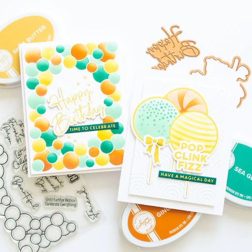 Spellbinders - Balloon Garland & Sentiments Stencil