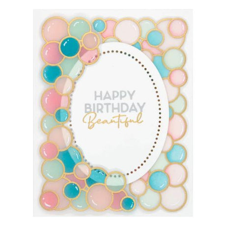 Spellbinders - Balloon Garland & Sentiments Stencil