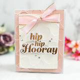 Spellbinders - Glimmering Hooray Hot Foil Plate & Die Set