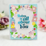 Spellbinders - Glimmering All About You Hot Foil Plate & Die Set