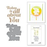 Spellbinders - Glimmering All About You Hot Foil Plate & Die Set