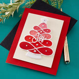Spellbinders - Stitched Christmas Tree Etched Dies