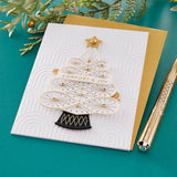 Spellbinders - Stitched Christmas Tree Etched Dies