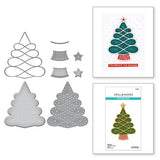 Spellbinders - Stitched Christmas Tree Etched Dies