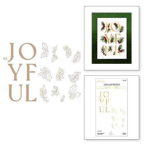 Spellbinders - Joyful Glimmer Hot Foil Plate by Yana Smakula