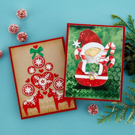 Spellbinders - Santa Hugs Etched Dies