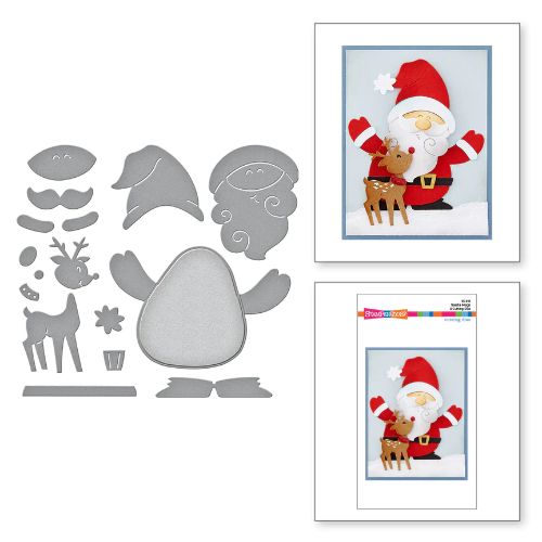 Spellbinders - Santa Hugs Etched Dies