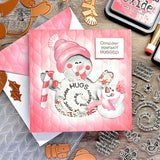 Spellbinders - Snowman Hugs Etched Dies