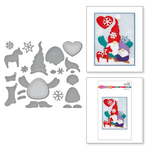 Spellbinders - Gnome Hugs Etched Dies