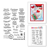 Spellbinders - Holiday Hugs Sentiments Clear Stamp Set