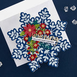 Spellbinders - Snowflake Wishes Clear Stamp & Die Set
