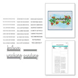 Spellbinders - Snowflake Wishes Clear Stamp & Die Set