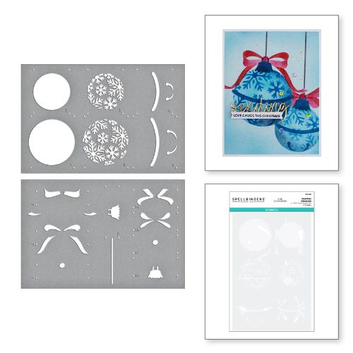 Spellbinders - Snowflake Ornaments Stencil - Postage as per Actual