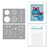 Spellbinders - Snowflake Ornaments Stencil - Postage as per Actual