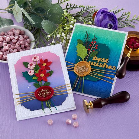 Spellbinders - Sealed Christmas Sprigs Etched Dies