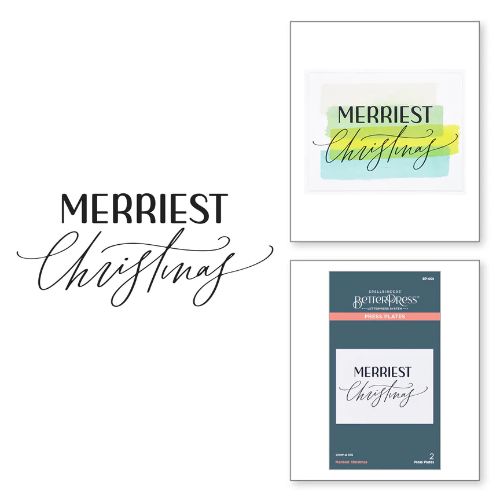 Spellbinders - Merriest Christmas Press Plate