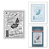 Spellbinders - Merry Christmas World Press Plate